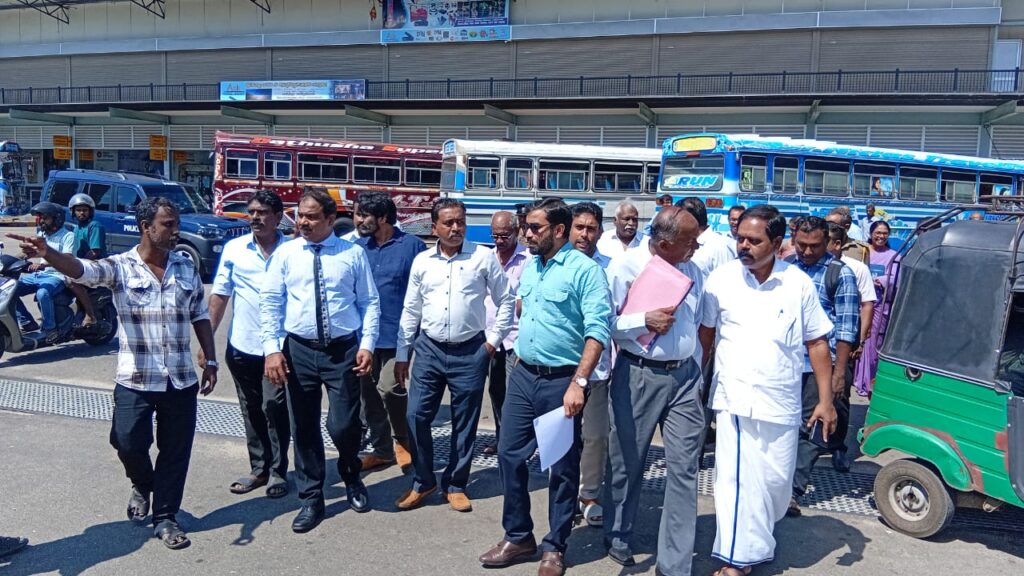 அரச – தனியார் பேருந்து சேவை – கள ஆய்வு மேற்கொண்ட தமிழ் எம்பிக்கள்!