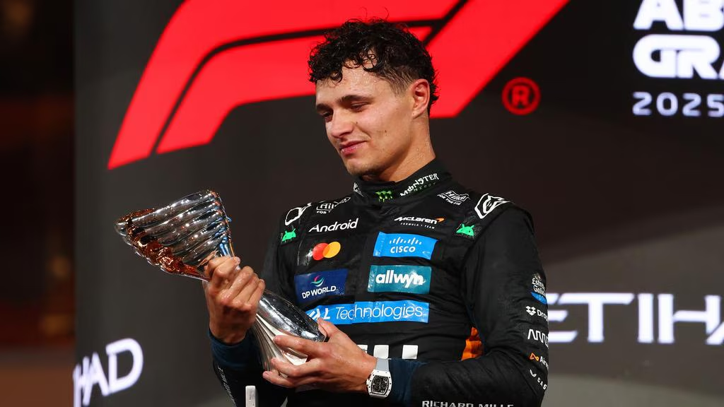 போர்மியூலா 1 காரோட்டப் போட்டியில் முதல் தடவையாக சம்பியனாகிய பிரித்தானியாவின் நோரிஸ்