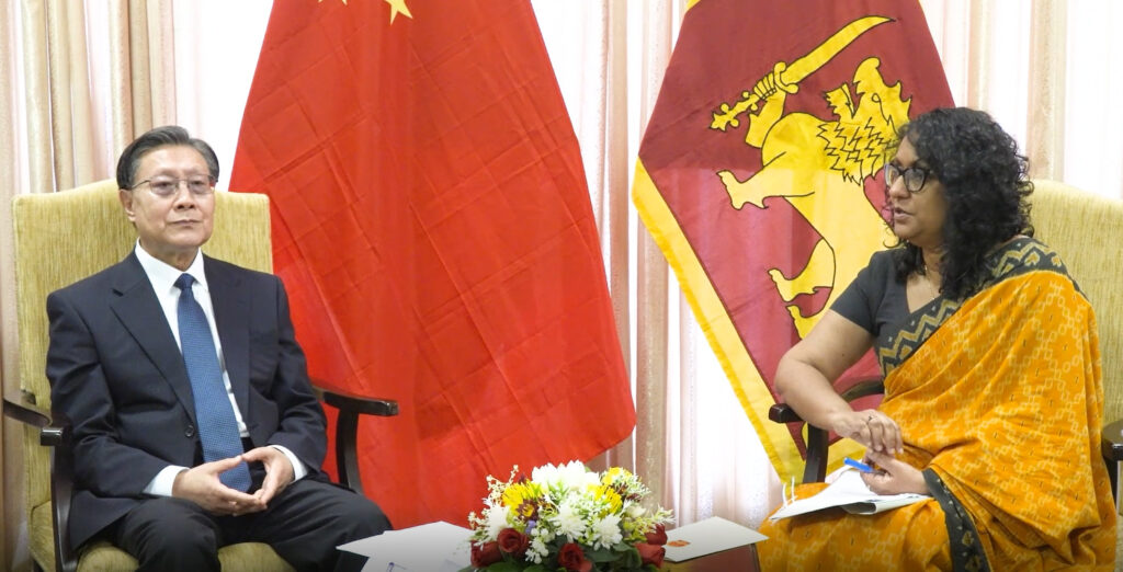 சீன தேசிய மக்கள் காங்கிரஸின் உப தலைவருக்கும் பிரதமருக்கும் இடையிலான சந்திப்பு!