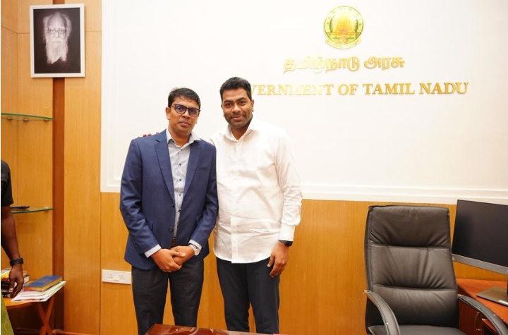 ஆதவ் அர்ஜுனாவை சந்தித்தார் அர்ஜுனா எம்.பி!