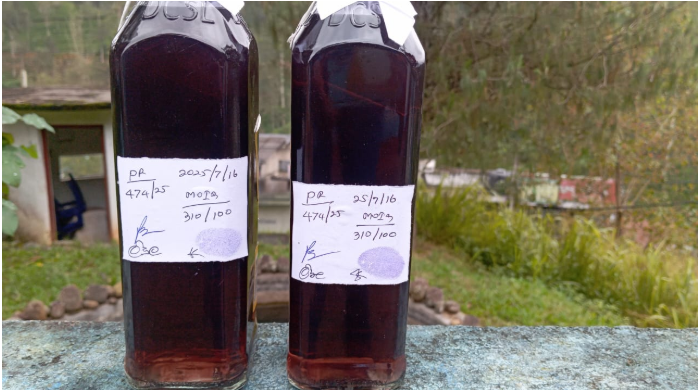 மண்ணெண்ணெய் கலந்து பாரவூர்தி செலுத்திய சாரதி கைது