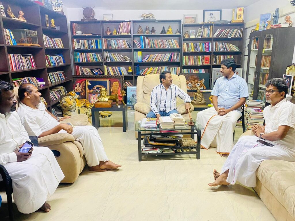 சீமானை சந்தித்த இலங்கை தமிழ் பிரதிநிதிகள்!