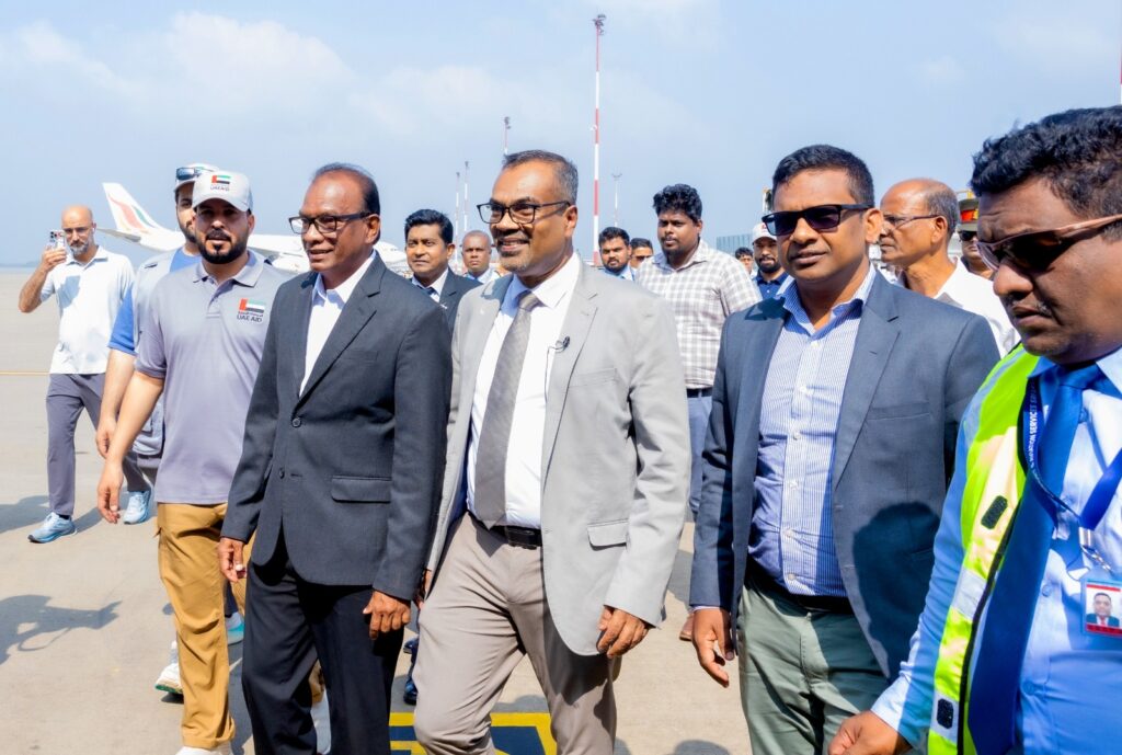 இலங்கையை வந்தடைந்த ஐக்கிய அரபு இராஜ்ஜியத்தின் இரண்டாவது மனிதாபிமான உதவித் தொகை!
