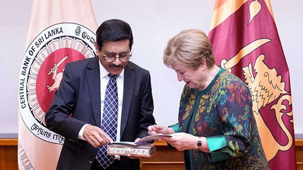 IMF முகாமைத்துவப் பணிப்பாளர் இலங்கை மத்திய வங்கிக்கு விஜயம்