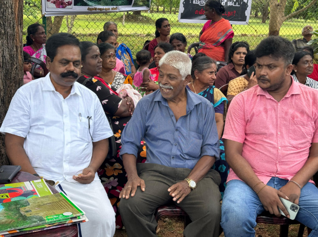 மயிலிட்டியில் தொடரும் காணி விடுவிப்பு போராட்டம்!