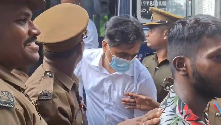 ரூ. 12 கோடி லஞ்சம் பெற்ற விவகாரம் : ரகித ராஜபக்ஷ உள்ளிட்ட மூவர் இன்று மீண்டும் நீதிமன்றில் ஆஜர்படுத்தப்பட்டனர்!