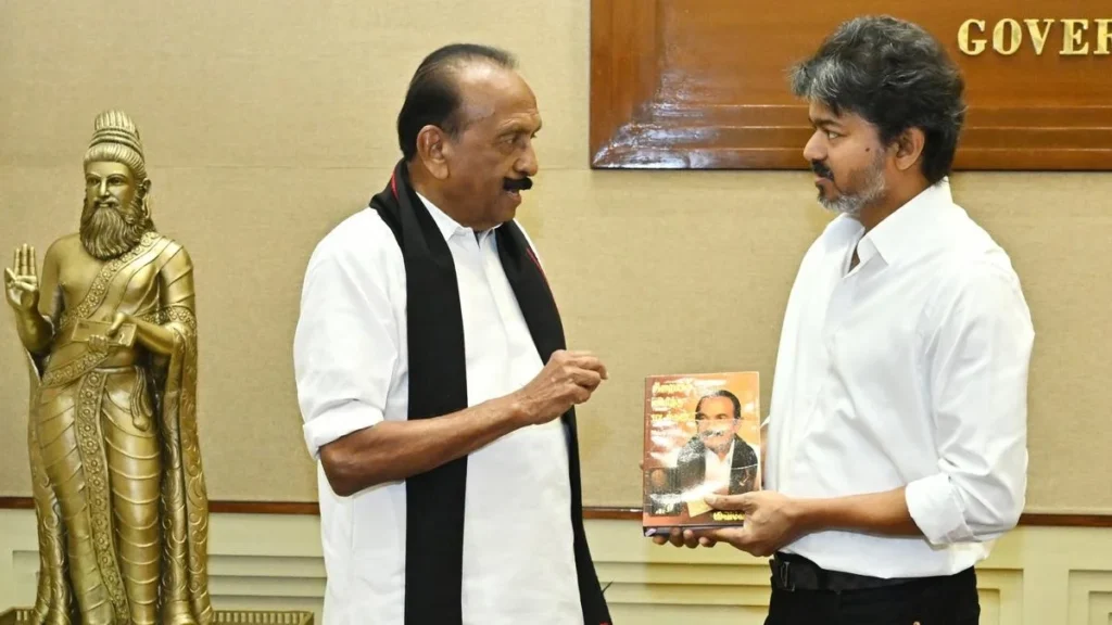 பிரதமராகும் எண்ணம் விஜய்க்கு இல்லை வைகோ